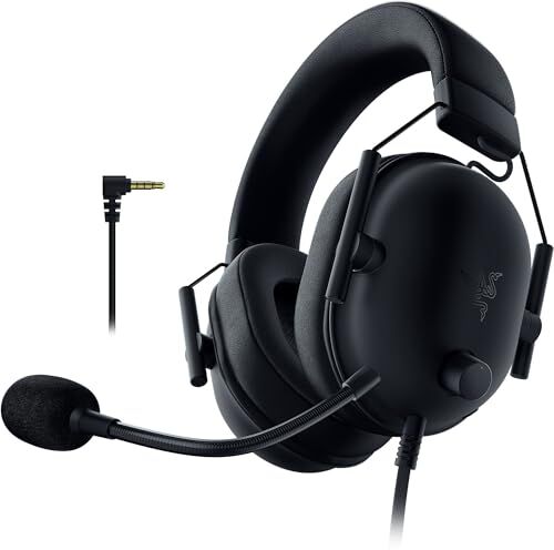 Razer Blackshark V2 X (PlayStation) Cuffie cablate per e-sport per console PlayStation (240 g, microfono cardioide, driver da 50 mm, cancellazione passiva del rumore, connettore da 3,5 mm) Nero