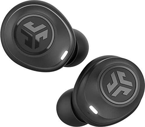 JLab JBuds Air Cuffie Bluetooth, Cuffie wireless con Custodia di Ricarica USB, Resistenza al Sudore IP55 e Audio Personalizzato EQ3, Auricolari Bluetooth con Oltre 24 ore di Riproduzione, Nero