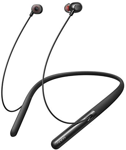 Oppo ANC Enco Q1 Cuffie Bluetooth 5.0 In-Ear Sport Wireless Cuffie Stereo per Corsa, Allenamento, Palestra Cancellazione del Rumore Nero