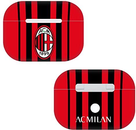 Head Case Designs Licenza Ufficiale AC Milan in Casa 2020/21 Kit Crest Vinile Sticker Pelle Adesivo Compatibile con Apple AirPods PRO