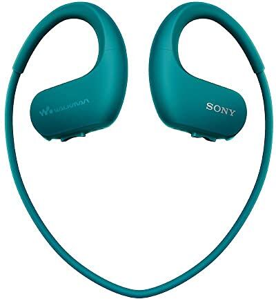 Sony NW-WS413 Lettore musicale Walkman sportivo All in One 4GB, Impermeabile all'acqua salata, Resistente a polvere e sabbia, Funzionante tra -5°C e +45°C, Bluetooth, Blu