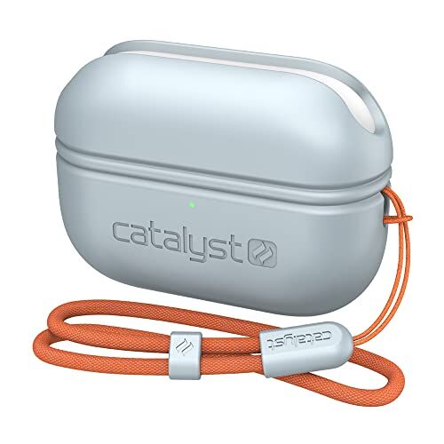 Catalyst Custodia  Essential per AirPods Pro (2a generazione) Protezione dagli urti, ricarica rapida, silicone morbido di alta qualità, compatibile con ricarica wireless (blu glaciale)