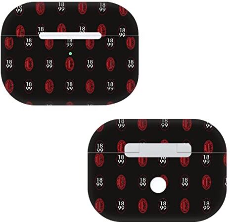 Head Case Designs Licenza Ufficiale AC Milan Modello Logo Arte Vinile Sticker Pelle Adesivo Compatibile con Apple AirPods PRO