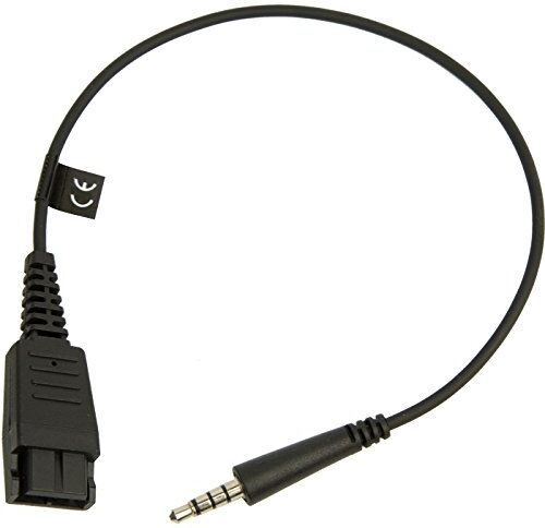 Jabra QD Straight to 3.5 mm Jack Cord for Speak 410/510 Speakerphone