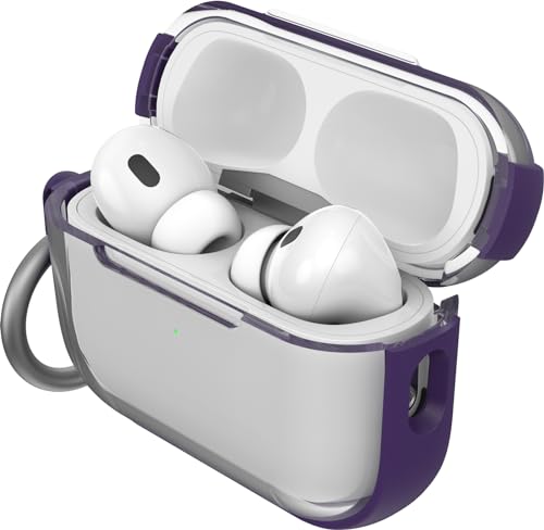 OtterBox HEADPHONE CLEAR CASE AirPods Pro (2nd/1st gen), custodia protettiva Clear per Apple AirPods, Secure Fit, compatibile MagSafe,con ricarica wireless, protezione totale da graffi.Prestige