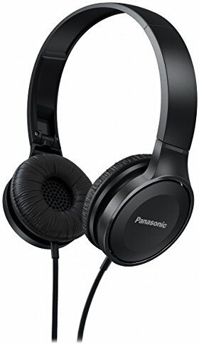 Panasonic RP-HF100E-K Cuffie a Padiglione, Stereo, 10-23000 Hz, 1000 mW, 103 dB, 26 Ω, Nero