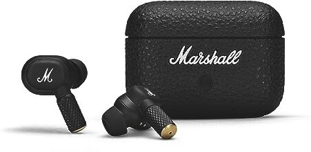 Marshall Motif II ANC, Cuffie Bluetooth con Cancellazione Attiva del Rumore, Auricolari Bluetooth, 30 Ore di Riproduzione, Nero