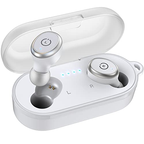TOZO Cuffie Bluetooth, Auricolari Bluetooth 5.3 con HD Microfoni, IPX8 Impermeabile, Cuffie Wireless In Ear con Design Ergonomico, 45 ore di Riproduzione, Carga Inalambrica, Controllo Touch
