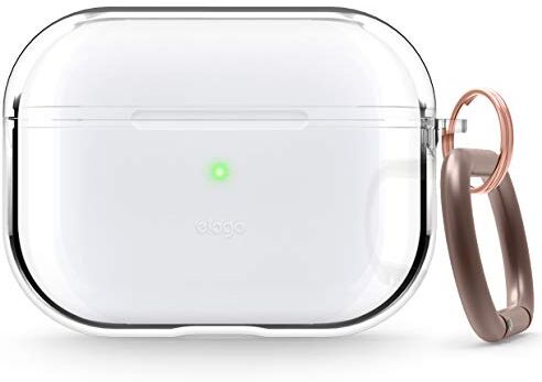 elago Custodia Clear Compatibile con Apple AirPods Pro TPU, Resistente all'ingiallimento, Niente Segni [Adatta Comprovata] (Trasparente)