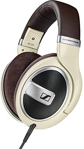 Sennheiser Cuffie Around-Ear HD 599 con apertura posteriore, colore: avorio