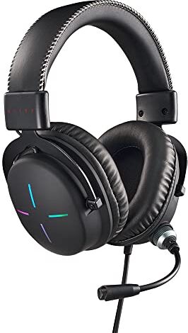 Acer Nitro Gaming Headset II: driver da 50 mm, microfono omnidirezionale retrattile con cancellazione del rumore con controlli su cavo, design over-ear con luci RGB