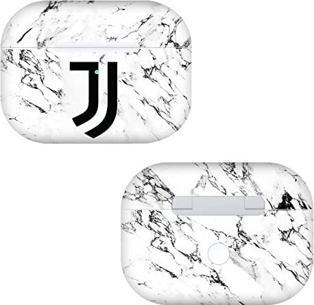 Head Case Designs Licenza Ufficiale Juventus Football Club Bianco Marmoreo Arte Vinile Sticker Pelle Adesivo Compatibile con Apple AirPods PRO