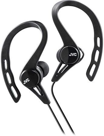 JVC HA-ECX20-B-E Auricolari per Sport, Compatibile con iPhone, Nero