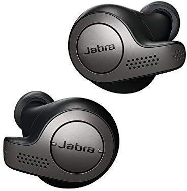 Jabra Elite 65T Auricolari Wireless, Cuffie Bluetooth con Funzione Passive Noise Cancelling e Tecnologia A 4 Microfoni, Chiamate e Musica Wireless, Nero Titano