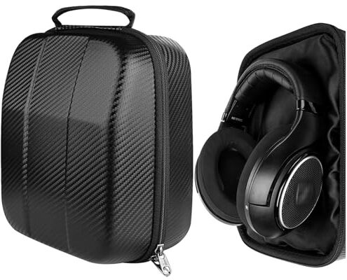 GEEKRIA Custodia rigida per cuffie HD599, HD598CS, HD280PRO, AKG K167, K540, Beyerdynamic DT 880, DT 880 pro, Auricolari Custodia Trasporto, Borsa da viaggio