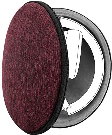 GEEKRIA UltraShell Case for Solo ProStudio 3 Wireless, Studio 2, Studio Headphones, Replacement Protective Hard Shell Travel Carrying Bag with Accessories Storage(Deep Red)