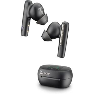 POLY HP Voyager Free 60+ UC M True wireless earphones with mic in-ear Bluetooth active noise cancelling carbon black POLY HP Voyager Free 60+ UC M True wireless earphones with mic in-ear Bluetooth active noise cancelling carbon black