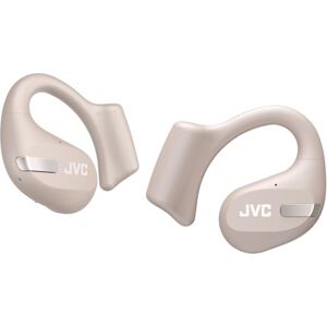 JVC NEarphones HA-NP50T-C, auricolari True Wireless, design a orecchio aperto, riduzione attiva del rumore, multi-punto, IPX4, muting microfono, 38 ore di autonomia, BT 5.3, beige sabbia JVC NEarphones HA-NP50T-C, auricolari True Wireless, design a orecchio aperto, riduzione attiva del rumore, multi-punto, IPX4, muting microfono, 38 ore di autonomia, BT 5.3, beige sabbia