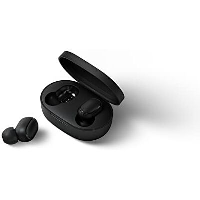 Xiaomi Mi True Wireless Basic S Cuffie Bluetooth 5.0 Bassi stereo con microfono Cuffie a mani libere con controllo AI Nero (Versione globale) Xiaomi Mi True Wireless Basic S Cuffie Bluetooth 5.0 Bassi stereo con microfono Cuffie a mani libere con controllo AI Nero (Versione globale)