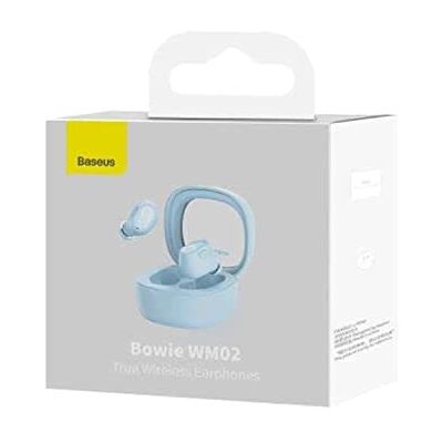 Baseus bowie wm02 true auricolari wireless blu Baseus bowie wm02 true auricolari wireless blu