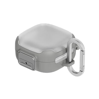 Samsung Clip Case with Carabiner Galaxy Buds4 Buds4 Pro, Gray Samsung Clip Case with Carabiner Galaxy Buds4 Buds4 Pro, Gray