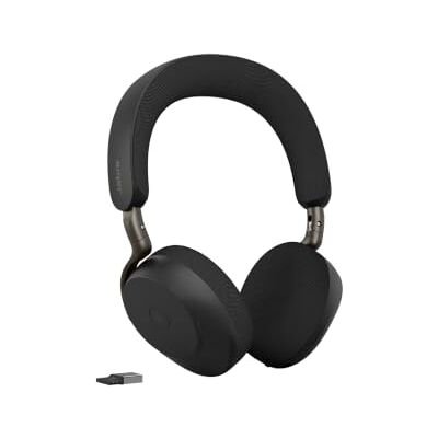 Jabra Evolve3 75 Cuffie On-Ear Wireless Bluetooth con Microfono, Nero Jabra Evolve3 75 Cuffie On-Ear Wireless Bluetooth con Microfono, Nero