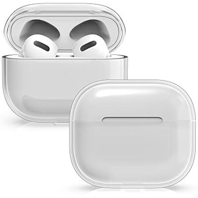 kwmobile Custodia Protettiva per Caricatore compatibile con Apple AirPods 3 Resistente Cover Box Portauricolari trasparente kwmobile Custodia Protettiva per Caricatore compatibile con Apple AirPods 3 Resistente Cover Box Portauricolari trasparente