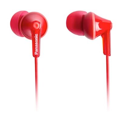Panasonic RP-HJE125 Auricolari In-Ear, Design Ergonomico per Ottimo Comfort, Cavo da 110 cm, Magnete al Neodimio, Molto Leggere, Rosso Panasonic RP-HJE125 Auricolari In-Ear, Design Ergonomico per Ottimo Comfort, Cavo da 110 cm, Magnete al Neodimio, Molto Leggere, Rosso