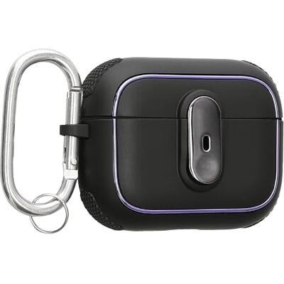 kwmobile Cover per Apple Airpods Pro 2 Case Custodia per Airpods Pro 2 Generazione Porta Cuffie con Chiusura Sicura Adatta a Ricarica e Trasporto nero/nero kwmobile Cover per Apple Airpods Pro 2 Case Custodia per Airpods Pro 2 Generazione Porta Cuffie con Chiusura Sicura Adatta a Ricarica e Trasporto nero/nero