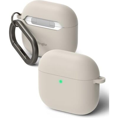 Ringke Silicone Case per Cover AirPods 5/4 Stone Custodia, leggero, sottile Ringke Silicone Case per Cover AirPods 5/4 Stone Custodia, leggero, sottile