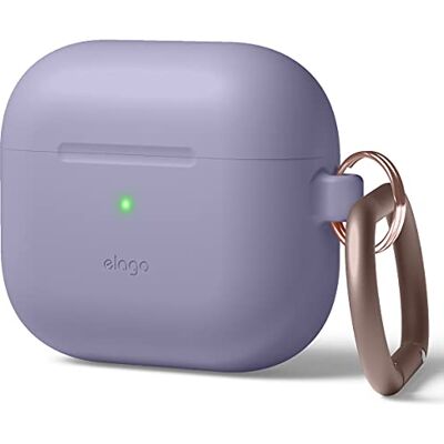 elago Cover in Silicone per AirPods 3 Silicone Premium, Supporta la Ricarica Wireless, Protezione Antiurto (Lavanda Grigio) elago Cover in Silicone per AirPods 3 Silicone Premium, Supporta la Ricarica Wireless, Protezione Antiurto (Lavanda Grigio)