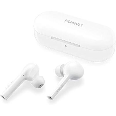 Huawei FreeBuds Lite Cuffie Auricolare, True Wireless, Accessorio Originale, Ceramic White Huawei FreeBuds Lite Cuffie Auricolare, True Wireless, Accessorio Originale, Ceramic White