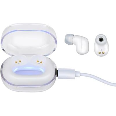 Grundig Cuffie senza fili Bluetooth – Auricolari in-ear con scatola di ricarica USB-C – Cuffie Bluetooth con microfono – Durata 3 ore – Bianco Grundig Cuffie senza fili Bluetooth – Auricolari in-ear con scatola di ricarica USB-C – Cuffie Bluetooth con microfono – Durata 3 ore – Bianco