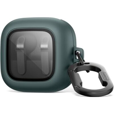 SURITCH Custodia per Samsung Galaxy Buds 4 Pro/Galaxy Buds 4 (2026), Cover Paraurti Magnetico, Antiurto e Anticaduta con Chiusura Magnetica e Moschettone per Allenamenti, Sport, Viaggi Verde Scuro SURITCH Custodia per Samsung Galaxy Buds 4 Pro/Galaxy Buds 4 (2026), Cover Paraurti Magnetico, Antiurto e Anticaduta con Chiusura Magnetica e Moschettone per Allenamenti, Sport, Viaggi Verde Scuro