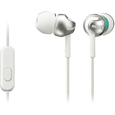 Sony MDR-EX110AP Cuffie In-Ear con Microfono, Auricolari in Silicone, Bianco Sony MDR-EX110AP Cuffie In-Ear con Microfono, Auricolari in Silicone, Bianco