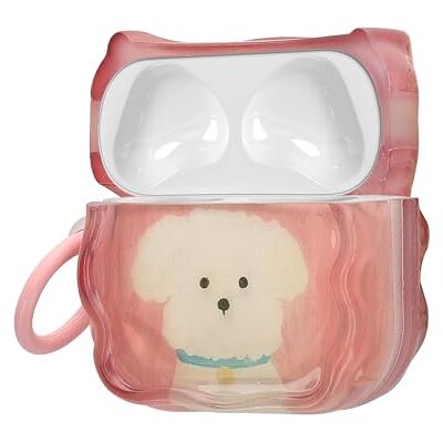kwmobile Cover per Apple Airpods 4 Cover Custodia per Airpods 2 e 1 Porta Auricolari con Moschettone Trasparente con White Terrier kwmobile Cover per Apple Airpods 4 Cover Custodia per Airpods 2 e 1 Porta Auricolari con Moschettone Trasparente con White Terrier