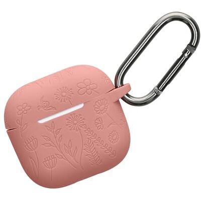kwmobile Custodia per Apple Airpods 4 Cover Protezione Auricolari Wireless in Silicone Antigraffio e Antiurto con Moschettone Rilievo Petrolio kwmobile Custodia per Apple Airpods 4 Cover Protezione Auricolari Wireless in Silicone Antigraffio e Antiurto con Moschettone Rilievo Petrolio