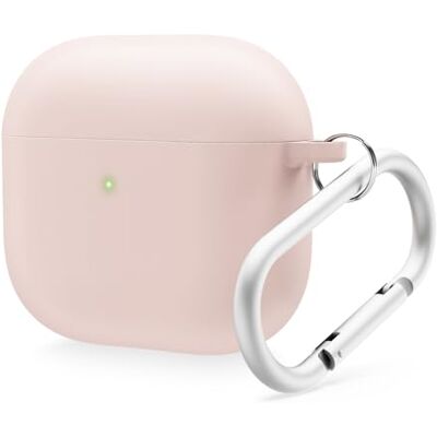 elago Cover Liquid Hybrid con Portachiavi per AirPods 5 e AirPods 4 Custodia con Protezione a Triplo Strato, Ricarica Wireless e Antiurto (Rosa) elago Cover Liquid Hybrid con Portachiavi per AirPods 5 e AirPods 4 Custodia con Protezione a Triplo Strato, Ricarica Wireless e Antiurto (Rosa)
