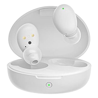 QCY T16 Cuffie Bluetooth 5.2, Auricolari Wireless Senza Fili con 4 Microfono CVC Cancellazione del Rumore, Codece aptX, Controllo Touch, Stereo HiF Cuffiette In Ear, bianco QCY T16 Cuffie Bluetooth 5.2, Auricolari Wireless Senza Fili con 4 Microfono CVC Cancellazione del Rumore, Codece aptX, Controllo Touch, Stereo HiF Cuffiette In Ear, bianco
