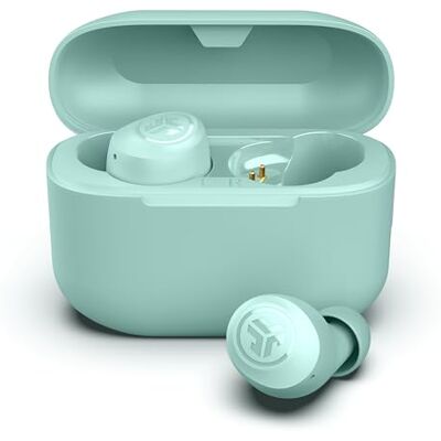 JLab Go Air Pop+ Cuffie Bluetooth In Ear 35H+ Autonomia, Menta Auricolari Senza Fili, IP55 True Wireless Earbuds con Microfono, Applicazione, Dual Connect, Custodia Ricarica JLab Go Air Pop+ Cuffie Bluetooth In Ear 35H+ Autonomia, Menta Auricolari Senza Fili, IP55 True Wireless Earbuds con Microfono, Applicazione, Dual Connect, Custodia Ricarica