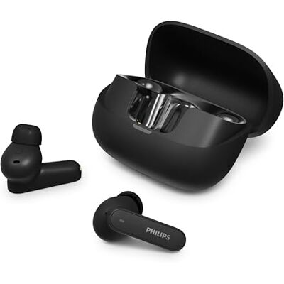 Philips TAT3000BK Auricolari True Wireless, cancellazione del rumore adattiva, 48 ore di riproduzione, gommini SecureFit, 6 mic per chiamate chiare, Bluetooth 6.0, Auracast, IPX4, Compatti, Nero Philips TAT3000BK Auricolari True Wireless, cancellazione del rumore adattiva, 48 ore di riproduzione, gommini SecureFit, 6 mic per chiamate chiare, Bluetooth 6.0, Auracast, IPX4, Compatti, Nero