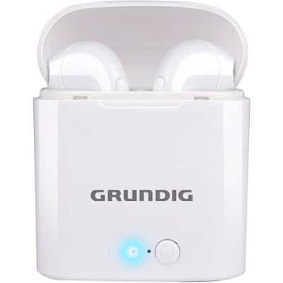 Grundig Auricolari Bluetooth Cuffie Wireless 400mAh Auricolari Senza Filo con 2 ore di riproduzione Auricolari per Chiamate in Vivavoce Incl. Custodia di Ricarica Cavo di Ricarica USB-C Grundig Auricolari Bluetooth Cuffie Wireless 400mAh Auricolari Senza Filo con 2 ore di riproduzione Auricolari per Chiamate in Vivavoce Incl. Custodia di Ricarica Cavo di Ricarica USB-C