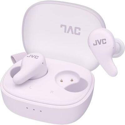 JVC HA-A23T-V Auricolari True Wireless Gumy Premium con Cancellazione del Rumore, Bluetooth 5.4, Modalità Suono Ambientale, 26 ore di autonomia e Custodia di Ricarica Traslucida, USB-C, Viola JVC HA-A23T-V Auricolari True Wireless Gumy Premium con Cancellazione del Rumore, Bluetooth 5.4, Modalità Suono Ambientale, 26 ore di autonomia e Custodia di Ricarica Traslucida, USB-C, Viola