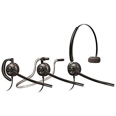 PLT Plantronics 88828-02 Encore PRO HW540 Cuffia Convertibile, Nero PLT Plantronics 88828-02 Encore PRO HW540 Cuffia Convertibile, Nero