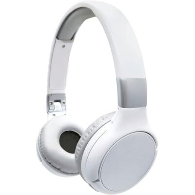 Lexibook Acoustix Cuffie Bluetooth 2-in-1 Stereo Senza Fili cablato, cassaforte, Pieghevole, Regolabile, Bianco/Argento, Lexibook Acoustix Cuffie Bluetooth 2-in-1 Stereo Senza Fili cablato, cassaforte, Pieghevole, Regolabile, Bianco/Argento,