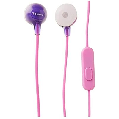 Sony MDREX15AP Auricolari in-ear con microfono, colore: Viola Sony MDREX15AP Auricolari in-ear con microfono, colore: Viola