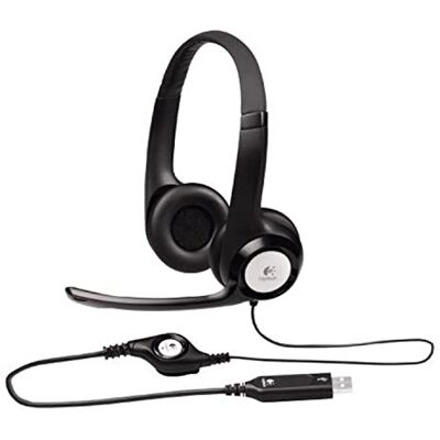 Logitech ClearChat Comfort USB Stereofonico Nero cuffia e auricolare Logitech ClearChat Comfort USB Stereofonico Nero cuffia e auricolare