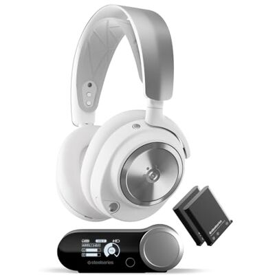 SteelSeries Arctis Nova Pro X Cuffie da gaming wireless multi-sistema per Xbox Driver magnetici al neodimio Cancellazione attiva del rumore- Infinity Power System- Xbox, PC, PS5, Switch, Mobile SteelSeries Arctis Nova Pro X Cuffie da gaming wireless multi-sistema per Xbox Driver magnetici al neodimio Cancellazione attiva del rumore- Infinity Power System- Xbox, PC, PS5, Switch, Mobile