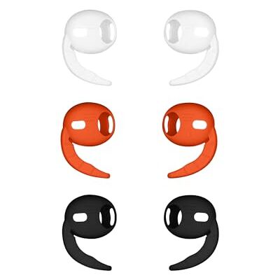 kwmobile Set 6x Gancio Anticaduta Compatibile con Apple Airpods Pro 3 Supporto Auricolare Sportivo Antismarrimento per Cuffiette Wireless kwmobile Set 6x Gancio Anticaduta Compatibile con Apple Airpods Pro 3 Supporto Auricolare Sportivo Antismarrimento per Cuffiette Wireless