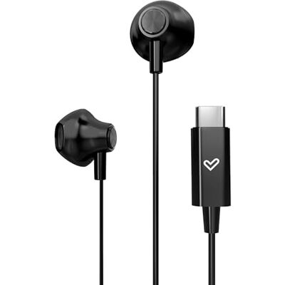 Energy Sistem Cuffie con cavo (connessione tipo C, microfono, Voice Assistant, controller di riproduzione, Comfi-fit) Energy Sistem Cuffie con cavo (connessione tipo C, microfono, Voice Assistant, controller di riproduzione, Comfi-fit)